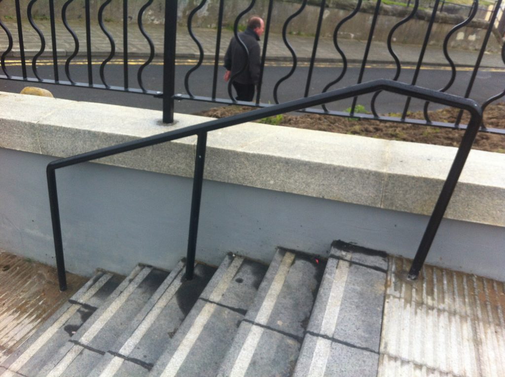 Coastal Metal handrail Whitley Bay Riverside Metalwork